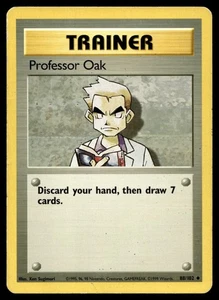 Professor Oak 088/102 Pokemon Base Set Unlimited Non Holo (MP) - Picture 1 of 2