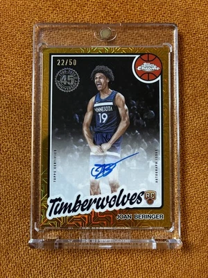 Joan Beringer Topps 45th Anniversary Gold Mojo /50 ON CARD AUTO - 2025-26 Topps - Bild 1 von 2