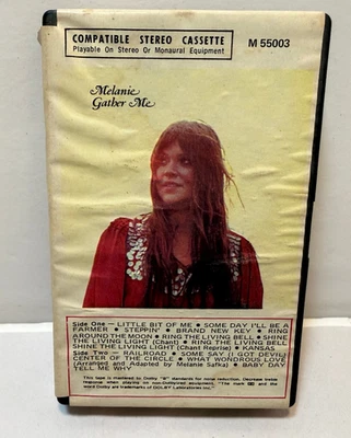 Melanie - Gather Me 1971 Ampex Cassette Tape Foto 1 de 4