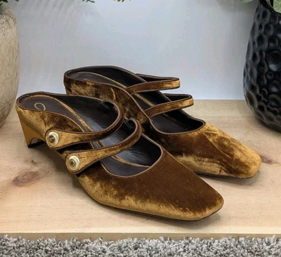 Tacones Sam Edelman McKenna de terciopelo con tiras para mujer talla 6M Foto 1 de 4