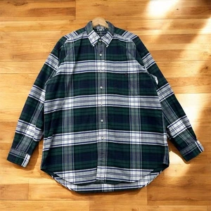 Ralph Lauren Camicia Vintage Uomo XL Plaid Bottoni Multicolore Camicia Grande - Foto 1 di 9