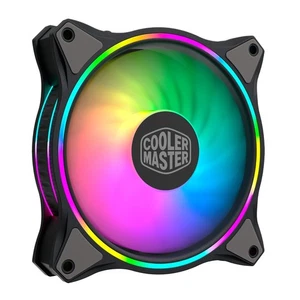MasterFan MF140 Halo Fan, Duo-Ring ARGB Customizable Lighting, 140mm PWM Stat... - Picture 1 of 9