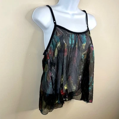 Camiseta sin mangas Venus Y2K Whimsigoth Fairy pura iridiscente talla M Rave Cami salir Foto 1 de 4