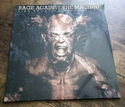 Rage Against The Machine - Live At Irvine Meadows 1995 Blue Vinyl Record Sealed - Image 1 of 2