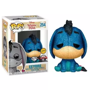 Funko CHASE Pop! Disney - Winnie The Pooh - Blue Glitter Eeyore Pop Figure #254 - Foto 1 di 3