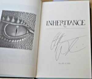 Inheritance Christopher Paolini Signed Limited First Edition 2011 - Bild 1 von 9