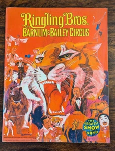 Ringling Bros und Barnum & Bailey Zirkusprogramm mit Poster 1974 - Bild 1 von 3