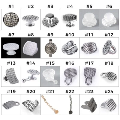 AZDENT Dental Orthodontic Lingual Buttons Bondable Round /Rectangular Base - Image 1 of 4