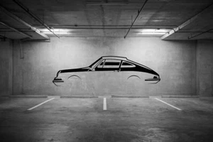 Silhoutte of a 901 Garage Wall Decals - Picture 1 of 1