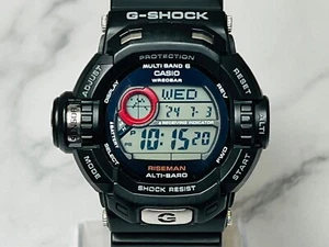 CASIO G-SHOCK GW-9200J-1JF Riseman Black Solar Digital Watch Fast Shipping - Picture 1 of 22