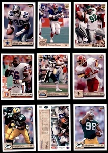 Fútbol americano Upper Deck Series 1 1992 ¡completa tu conjunto #251-400 que eliges! - Imagen 1 de 113