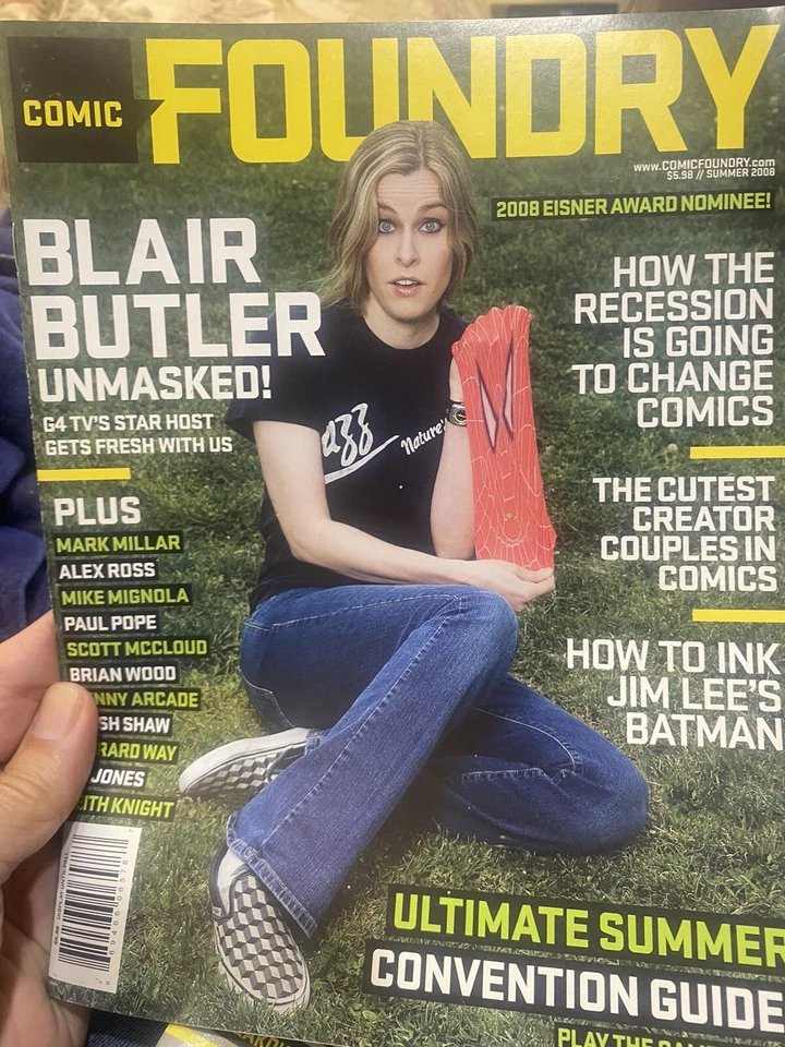 Comic Foundry Magazine 2008 年夏季 BLAIR BUTLER 封面 - 袋装 — 第 1/1 张图片