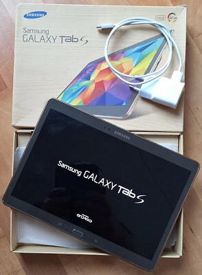Samsung Galaxy Tab S 10.5 SM-T805, WiFi + 4G LTE, 16GB, Titanium Bronze - Bild 1 von 4