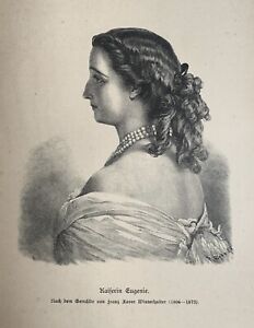 Kaiserin Eugenie - Eugénie de Montijo - Impératrice Eugénie - nach Winterhalter