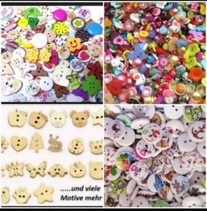 300 mix botones niños botones niños rojo rosa blanco azul verde botones bebé botones madera - Imagen 1 de 17
