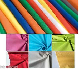 Material de tela 100 % algodón liso cortinas forro de vestido máscara textil 47" de ancho - Imagen 1 de 9
