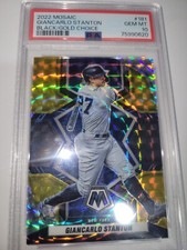 YANKEES PSA10-Giancarlo Stanton🔥POP 1 AND 1 OF 8🔥$GOLD&BLACK INVESTMENT CARD!