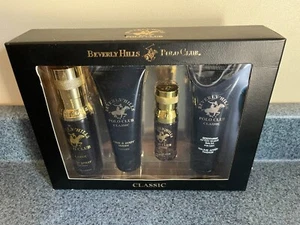 NEW SEALED BEVERLY HILLS POLO CLUB CLASSIC 4 PIECE GIFT SET FOR MEN - Picture 1 of 10