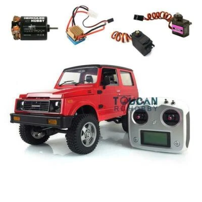 Capo Assembled SIXER1 1/6 RC Crawler Car W/I6S Radio Motor ESC Light Painted Red - Image 1 of 4
