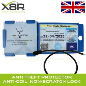 Blue Badge Disabled Holder Guard Parking Clock Security Anti Theft Lock Wallet - Picture 1 of 10