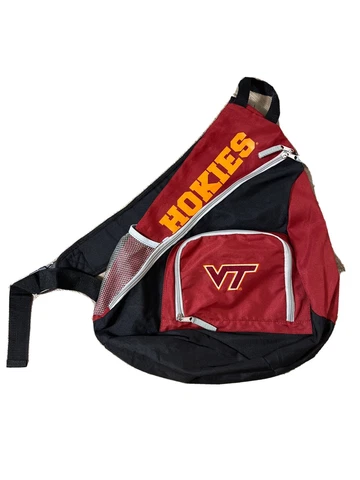 Unisex Virginia Tech Hokies Sideswipe Sling Backpack Cover