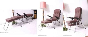 Ausgefallener Relax-Sessel / Relax Stuhl / Lederstuhl / Bett-Stuhl / Klappstuhl/ - Bild 1 von 24