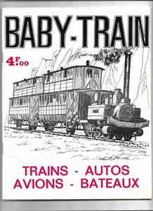 "Baby-Train París catálogo trenes aviones de radiocontrol envíos idioma francés 8-1/4"" x 10-5/8"" - Imagen 1 de 2