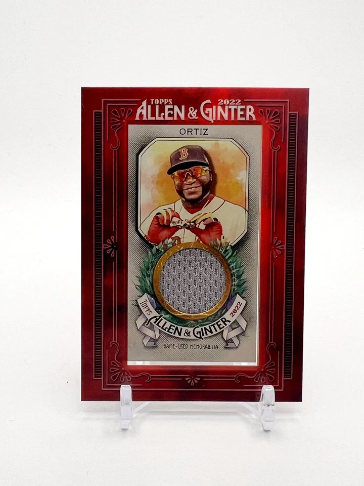 2022 Allen and Ginter Mini Framed Relic #MFR-DO David Ortiz - Boston Red Sox - Image 1 of 1