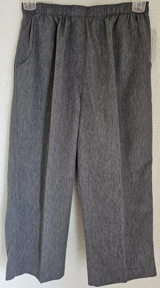 Calça Capri Feminina Alia Tamanho 10 Cinza NOVA - Imagem 1 de 4