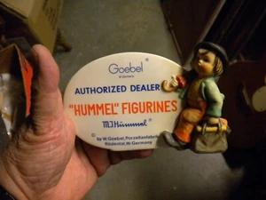 Goebel, Hummel Händler Display Schild, Plaque, Porzellan, - Bild 1 von 2
