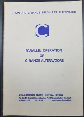 Instruction Manual For Regohm Voltage Regulator, Size 1 & Size 3 - Image 1 of 4