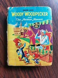 Vintage Woody Woodpecker and The Meteor Menace Big Little Book 1967 - Imagen 1 de 12