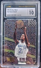 1995-96 Fleer Metal #167 Kevin Garnett CSG 10 Rookie Card Free Shipping