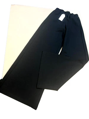 Nuevo con etiquetas Pantalón Ponte Universal Estándar Sloan Pierna Ancha Negro Bolsillos Pullon TALLA 4XS Foto 1 de 4