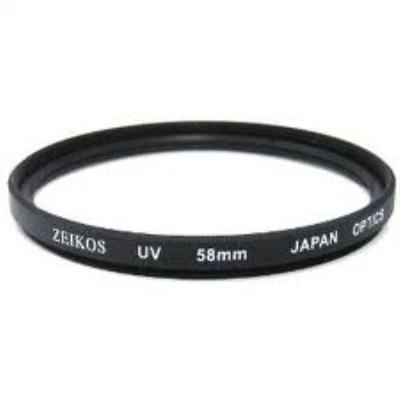 Zeikos 58mm UV Digital Multi-Coated Lens Glass Filter NEW - Image 1 of 2