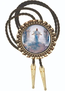 Corbata bolo arte religioso Jesús resurrección regalo para papá corbata accesorios - Imagen 1 de 1