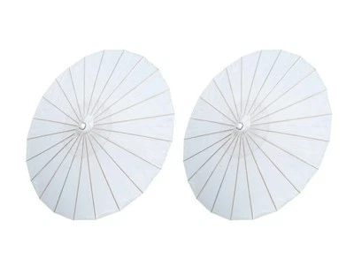 TUS COLECCIONABLES Juego de Dos (2) Sombrillas Chinas Japonesas 33" Disfraz Foto 1 de 4