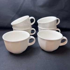 Juego de 6 tazas/reemplazos de tazas Villeroy & Boch Geo blancas usadas en excelente estado - Imagen 1 de 5
