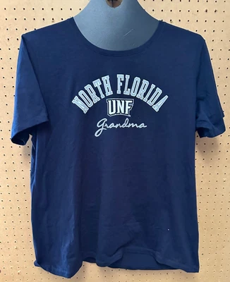 UNF Damas Norte Florida Abuela Azul Marino Camiseta 3x Nuevo Foto 1 de 3