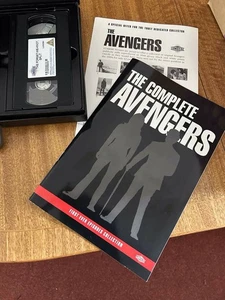 The Complete Avengers 1993 VHS Briefcase Box Set 3 Video Tapes, 7 episodes+Book - Picture 1 of 3
