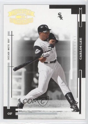 2004 Donruss Throwback Threads Gold Proof /100 Carlos Lee #45 - Image 1 of 2