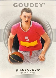 2022 Upper Deck Goodwin Champions Nikola Jovic Basketball Goudey #G23 Base - Picture 1 of 2