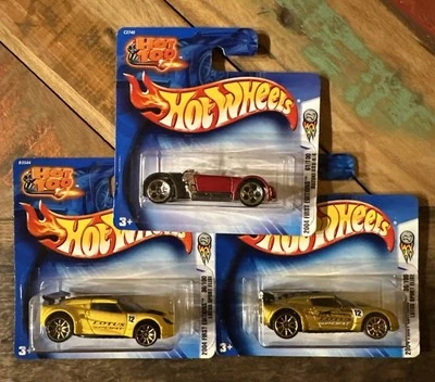 2004 HOT WHEELS ПЕРВОЕ ИЗДАНИЕ LOTUS SPORT ELISE ЗОЛОТО И ЖЕЛТЫЙ И SUZUKI GSX R/4 - Изображение 1 из 4