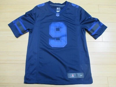 Camiseta Tony Romo Azul Empapada Azul Dallas Cowboys Pequeña Sobre el Campo NFL Foto 1 de 4