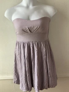 Freeway Apparel Juniors size L Large purple polka dot Dress j269 - Picture 1 of 5