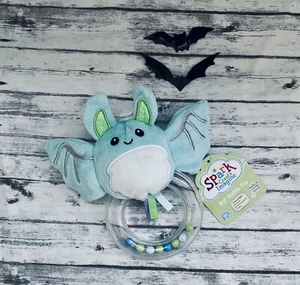 Lindo monstruo de juguete gótico para bebé sonajero de murciélago Halloween ghoul - Imagen 1 de 2