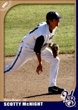2007 Helena Brewers Grandstand #22 Scotty Mcnight Temecula California CA Card