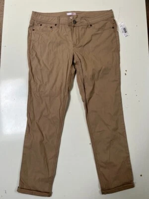 Бонго брюки хаки бежевый лодыжки кусает женщин размер 15 - Изображение 1 из 4