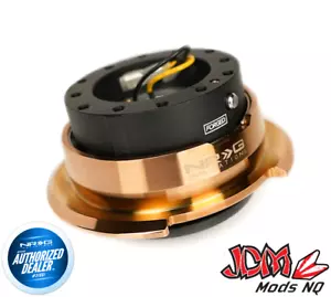GENUINE NRG 2.8 Quick Release Black/Gold SRK-280BK-CRG - Picture 1 of 2