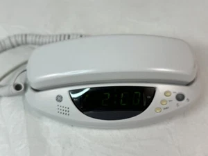 Vintage General Electric GE Corded Phone Alarm Clock Combo 2-9289B Tested Works - Picture 1 of 11